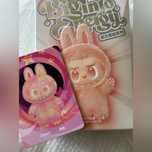 Cute LABUBU Plush Monster - 
LOYALTY Pink TIEDYE